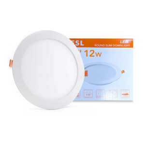 FSL LED SLIM PANEL LIGHT 6500K COOL WHITE ROUND 8"