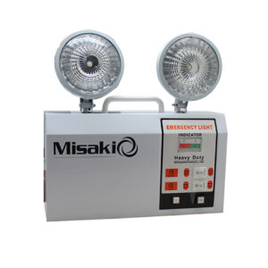 MISAKI RECHAGEABLE EMERGENCY LED TWIN SPOT LIGHT AW - EL202