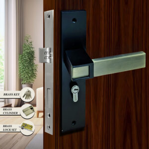 CAUSTE M LOCK S D (KEY, CYLINDER & LOCK SET) BRASS - 5805 BN MSN MEDIUM