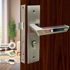 CAUSTE M LOCK S D (KEY, CYLINDER & LOCK SET) BRASS - 58115 MAB CP MEDIUM