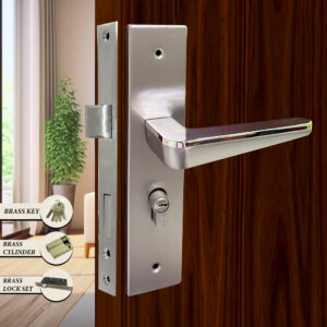 CAUSTE M LOCK S D (KEY, CYLINDER & LOCK SET) BRASS - 5876 MSN CP MEDIUM