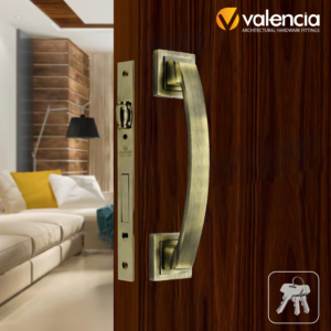 VELENCIA PULL HANDLE W/LOCK ZINC ALLOY PH V-121 - LARGE 10