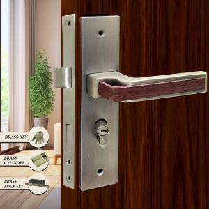 CAUSTE M LOCK S D (KEY, CYLINDER & LOCK SET) BRASS - 5882 MAB WD MEDIUM