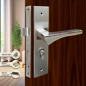 CAUSTE M LOCK S D (KEY, CYLINDER & LOCK SET) BRASS - 5888 MSN CP MEDIUM