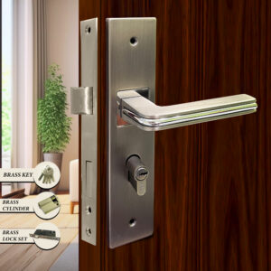 CAUSTE M LOCK S D (KEY, CYLINDER & LOCK SET) BRASS - 5895 MAB CP MEDIUM