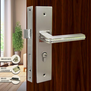 CAUSTE M LOCK S D (KEY, CYLINDER & LOCK SET) BRASS - 5895 MSN CP MEDIUM