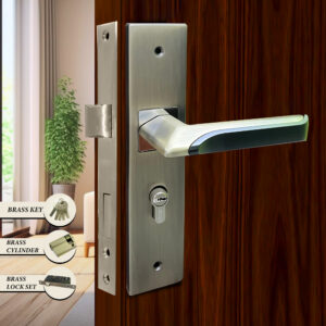 CAUSTE M LOCK S D (KEY, CYLINDER & LOCK SET) BRASS - 58103 MAB BN MEDIUM