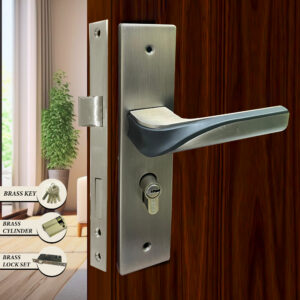 CAUSTE M LOCK S D (KEY, CYLINDER & LOCK SET) BRASS - 58114 MAB BN MEDIUM