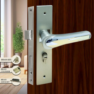 CAUSTE M LOCK S D (KEY, CYLINDER & LOCK SET) BRASS - 58505 MSN CP MEDIUM
