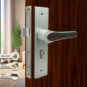 CAUSTE M LOCK S D (KEY, CYLINDER & LOCK SET) BRASS - 58505 MSN WD MEDIUM