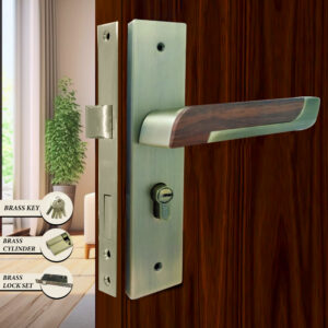 CAUSTE M LOCK S D (KEY, CYLINDER & LOCK SET) BRASS - 58506 MAB WD MEDIUM