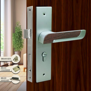 CAUSTE M LOCK S D (KEY, CYLINDER & LOCK SET) BRASS - 58506 MSN WD MEDIUM