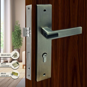 CAUSTE M LOCK S D (L) (KEY, CYLINDER&LOCK SET) BRASS - 5853 MAB BN MEDIUM