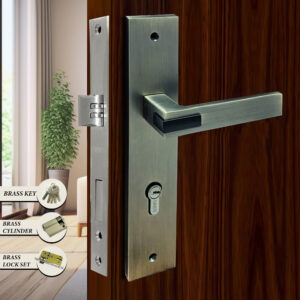 CAUSTE M LOCK S D (KEY, CYLINDER & LOCK SET) BRASS - 8553 MAB BN LARGE