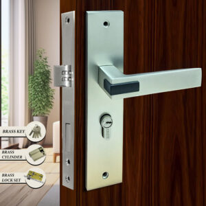 CAUSTE M LOCK S D (KEY, CYLINDER & LOCK SET) BRASS - 5853 MSN BN MEDIUM