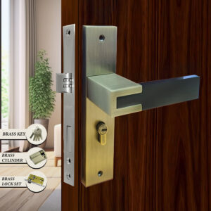 CAUSTE M LOCK S D (KEY, CYLINDER & LOCK SET) BRASS - 5863 MAN BN MEDIUM