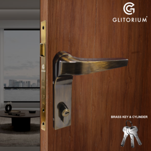 GLITORIUM M LOCK S D (KEY & CYLINDER BRASS) 428 BRASS ROSE SETTE CHERRY