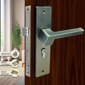 CAUSTE M LOCK S D (KEY, CYLINDER & LOCK SET) BRASS - 58144 MAB MEDIUM