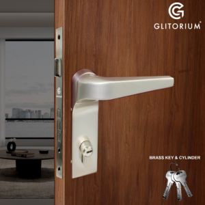 GLITORIUM M LOCK S D (KEY & CYLINDER BRASS) 428 BRASS ROSE SETTE SATIN