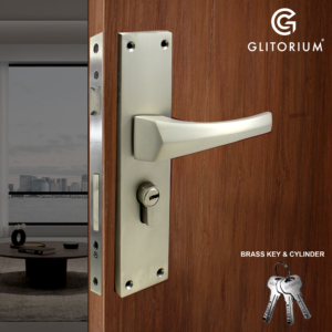 GLITORIUM M LOCK SD (KEY & CYLINDER BRASS) SS FINISH BRASS HELLOWIN LARGE 10