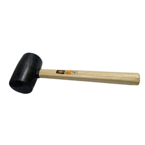 ABC RUBBER HAMMER WOOD HANDLE