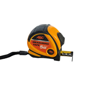 ABC STEEL TAPE BLK & YLW 19mm 5M