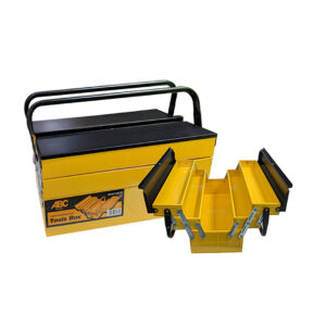 ABC STEEL TOOL BOX 17" BLACK & YELLOW