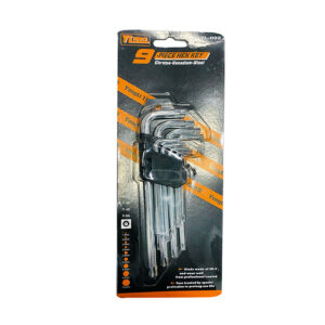ALLEN KEY SET 9 PCS YL TOOLS TORK KEY (1.5-10) mm CRV
