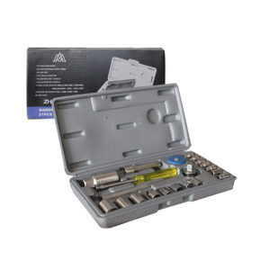 BOX SOCKETS B CASE 21PCS ZHONGXIN 1 4&3 8Dr (4-17)mm CHINA