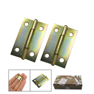 BUTTS HINGES #1 BRASS PLATED (YZP)