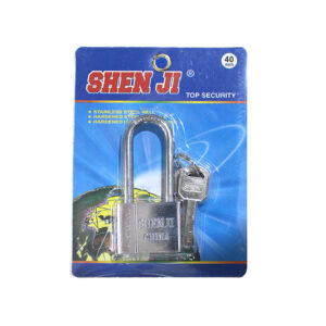 CARD PAD LOCK SHEN JI STAINLESS STEEL L SHACKEL 40MM CHINA