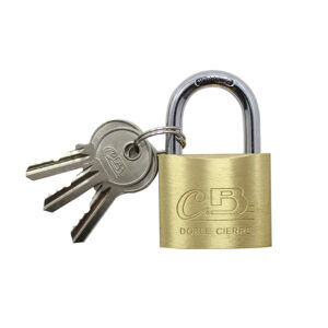 CB BRASS PAD LOCK (BRASS KEY) C KEY