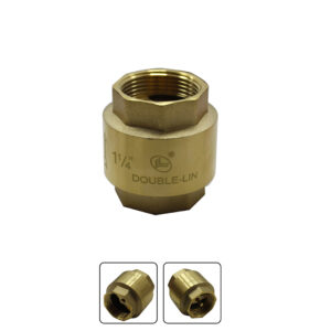 CHECK VALVE DOUBLE LIN BRASS LL 5001A 1 2 CHINA