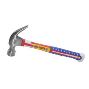 CLAW HAMMER FIBER HANDLE AMERICAN FLAG 0.75 KG