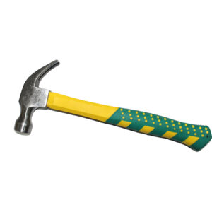 CLAW HAMMER FIBER HANDLE YELLOW & GREEN
