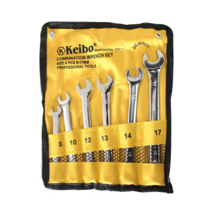 COM.SPANNER KEIBO C/P 6PCS (8-17) mm