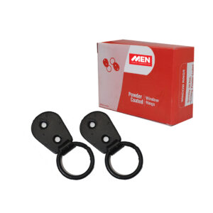 DOOR RING MEN POWER COATED BLACK