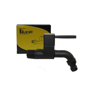 FAUCET GARDEN BIB TAP BLACK SQUARE LEVER TYPE CHINA