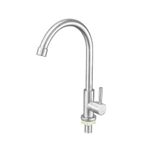 FAUCET SWAN NECK TAP SS LEVER TYPE CHINA