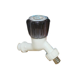 GARDEN TAP PLASTIC ROUND BLACK HEAD 15mm (1 2) A-6 CHINA