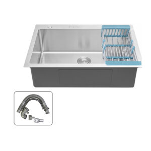 MAC HANDMADE SINK SQUARE HEAVY SS STAIN