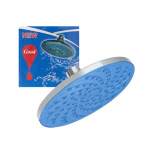 SHOWER HEAD ROUND 6 GREY BLUE BOX CHINA