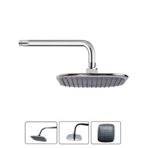 SHOWER HEAD WITH ARM SQUARE DMHS 09-6 45cm CHINA