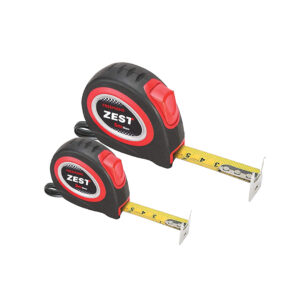 STEEL TAPE FREEMANS ZEST AUTO LOCK BLACK & RED