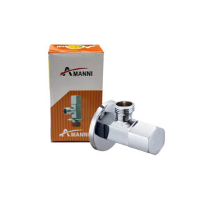 TAP ANGLE VALVE AMANNI 1 2 C P HEXAGON (COLOUR BOX)