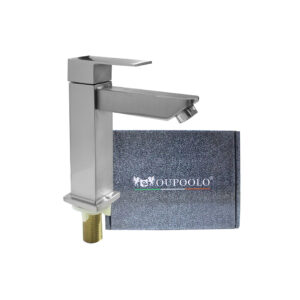 TAP BASIN PILLAR TAP BRASS OUPOOLO 15206-S SN MATT CHINA