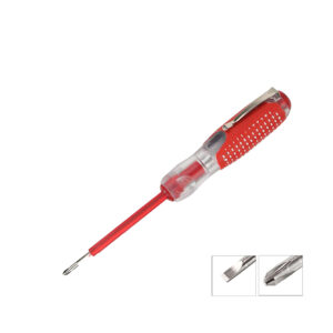 TESTER 2 IN 1 H3 RED & WHITE RUBBER GRIP 75mm