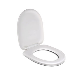TOILET SEAT COVER PLASTIC ROUND 878C WHITE