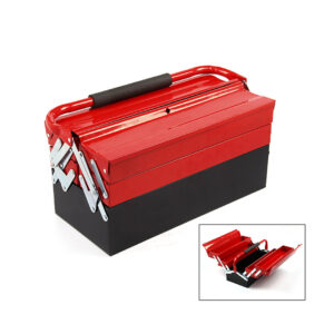 TOOL BOX METAL RED & BLK SPONGE 17 (43 X 21 X20 CM) 5TRAY