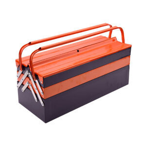 TOOL BOX PROWESS METAL ORANGE & GREY 21 5 TRAY CHINA